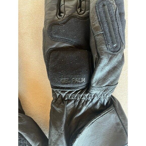 Power Tripp Women’s Black Motorcycle Leather Dry Tech Thinsulate Gloves SZ M - Picture 4 of 8